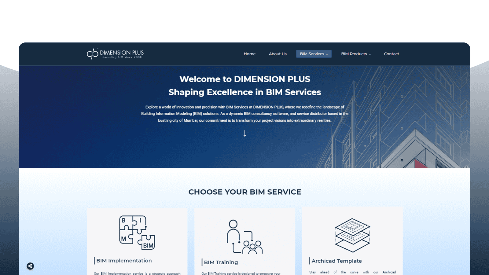 BIM Systems & Services for Architecture Firms | DIMENSION PLUS